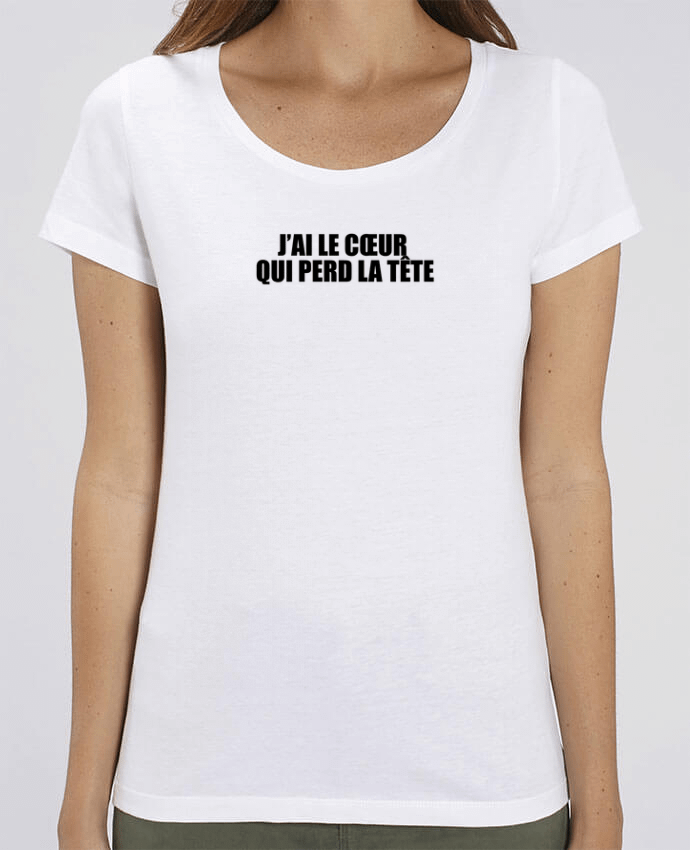 T-shirt Femme J'ai le cœur qui perd la tête par tunetoo