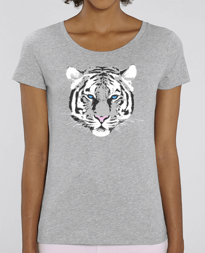 T-shirt Femme Tigre blanc par justsayin