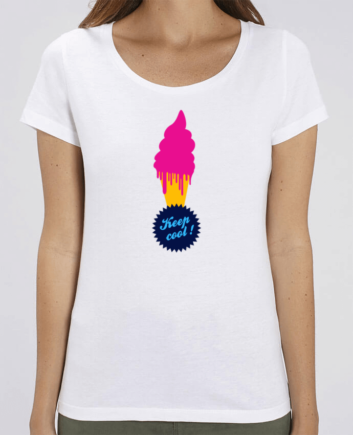 Essential women\'s t-shirt Stella Jazzer Ice cream Keep cool by justsayin