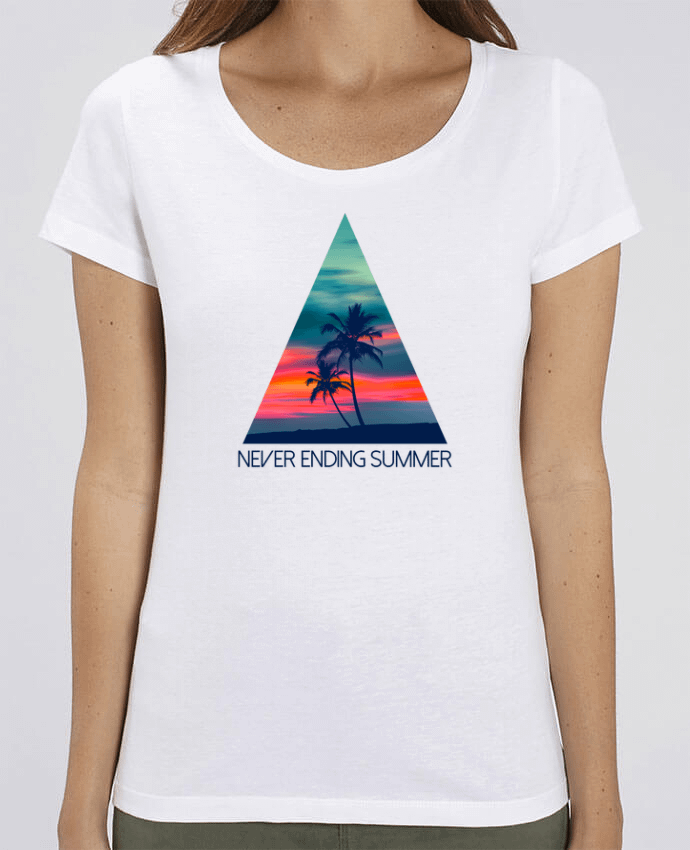 T-shirt Femme Never ending summer par justsayin