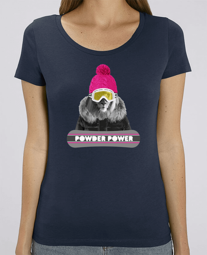 T-shirt Femme Lion snowboard par justsayin