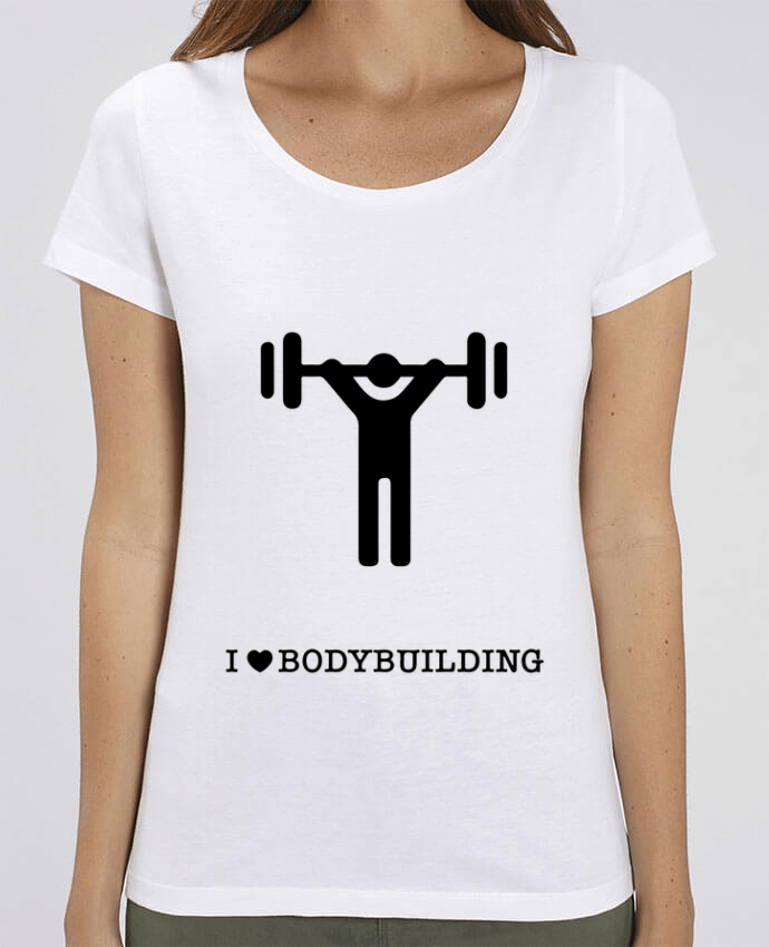 Essential women\'s t-shirt Stella Jazzer I love bodybuilding by will