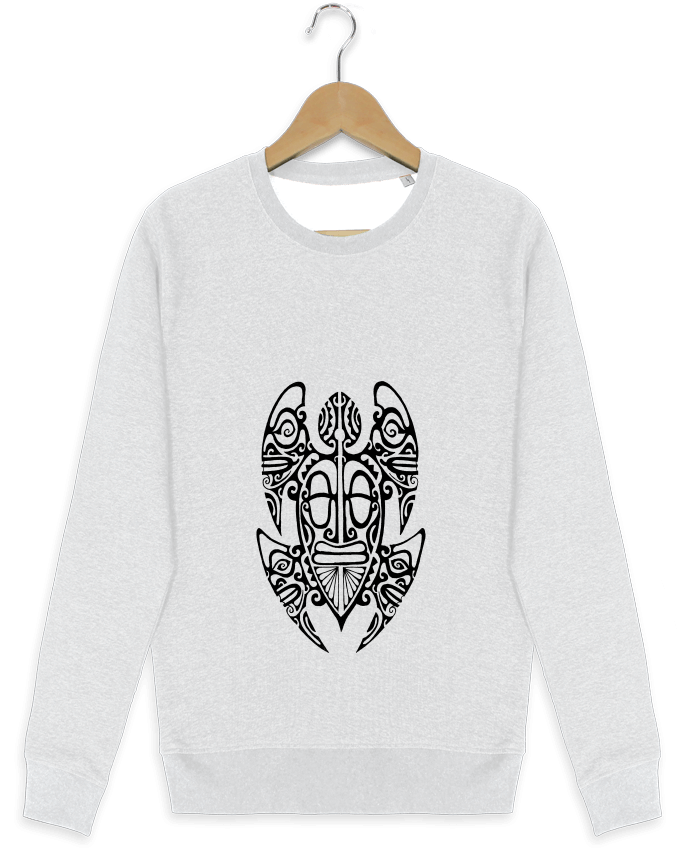 Sweat-shirt Stanley stella modèle seeks Tortue por TeanuanuaTatooDesign