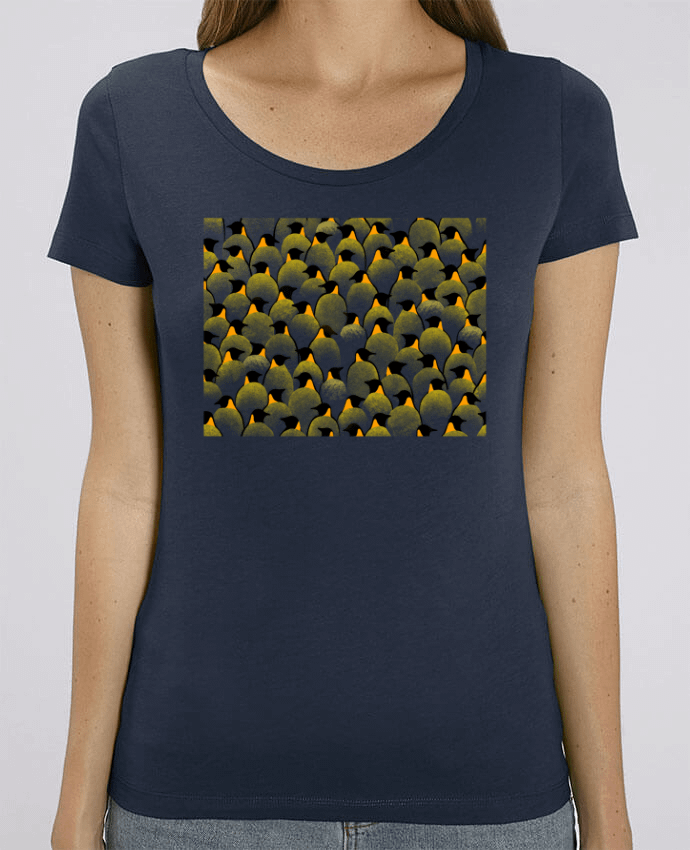 Essential women\'s t-shirt Stella Jazzer Pengouins by Florent Bodart