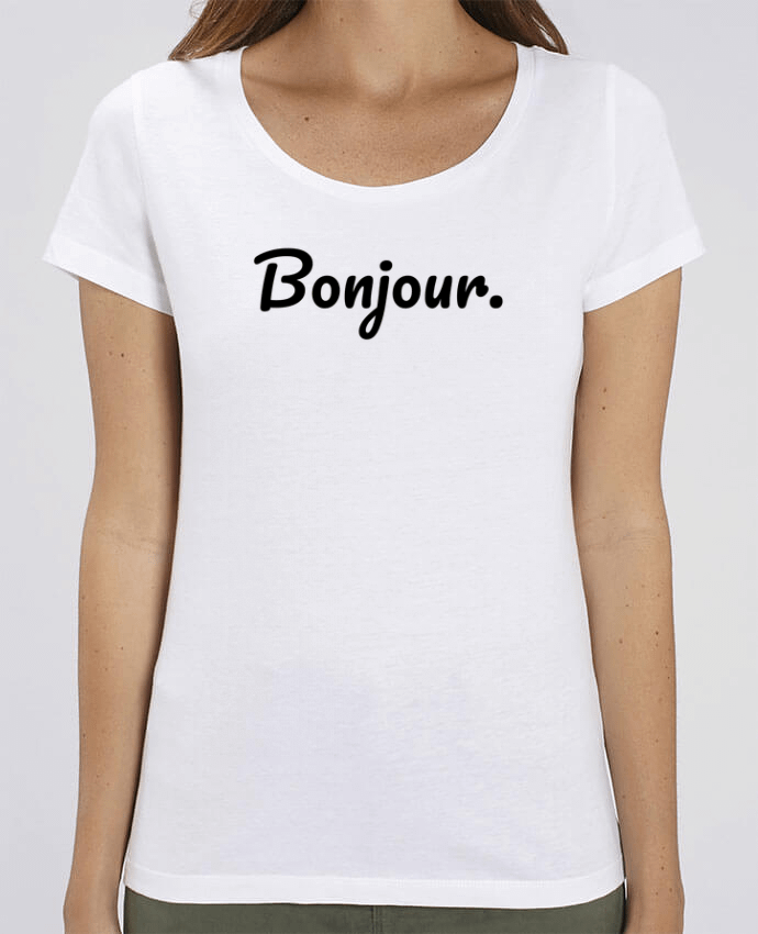 Essential women\'s t-shirt Stella Jazzer Bonjour. by tunetoo