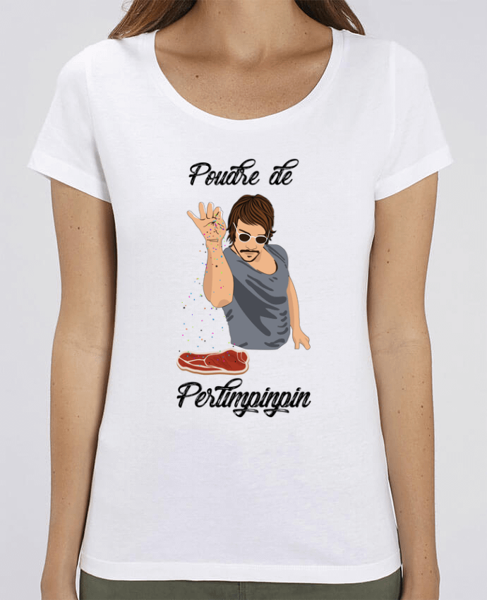 Essential women\'s t-shirt Stella Jazzer Poudre de Perlimpinpin VS Salt Bae by tunetoo