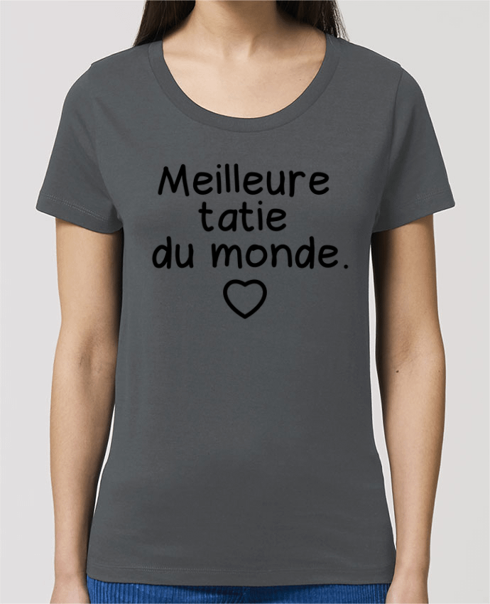 Essential women\'s t-shirt Stella Jazzer Meilleure tatie du monde. by 