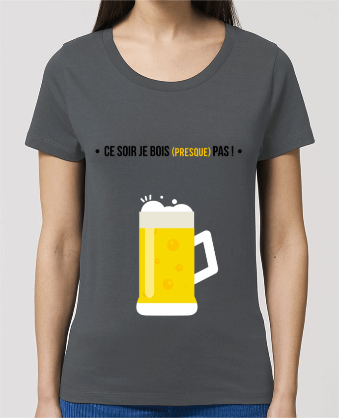 Camiseta Essential pora ella Stella Jazzer Ce soir je bois (presque) pas ! por MotorWave's