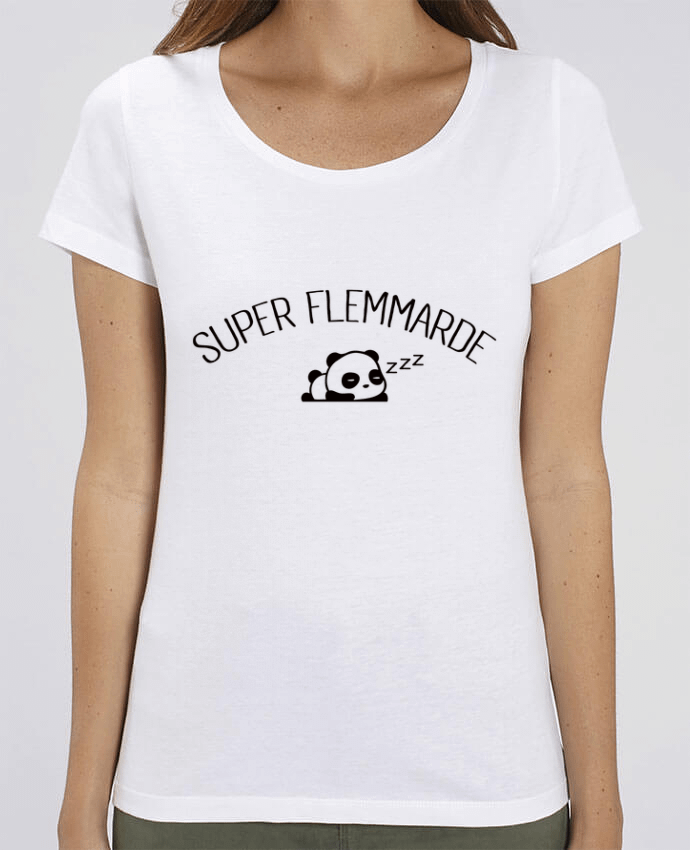 T-shirt Femme Super Flemmarde par Freeyourshirt.com