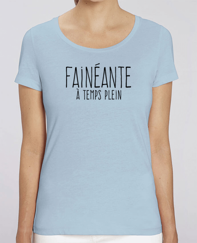 T-shirt Femme Fainéante à temps plein par justsayin