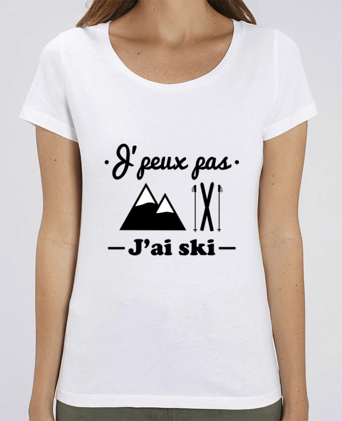 Camiseta Essential pora ella Stella Jazzer J'peux pas j'ai ski por Benichan