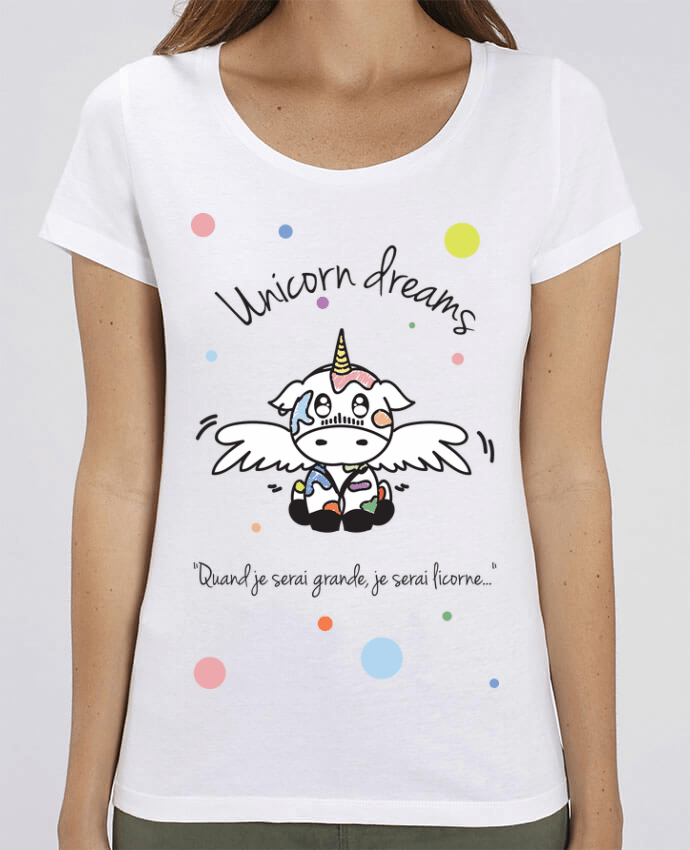 Essential women\'s t-shirt Stella Jazzer Unicorn Dreams - Little cow by 