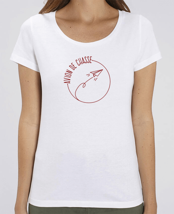 Camiseta Essential pora ella Stella Jazzer Avion de Chasse - Rouge por AkenGraphics