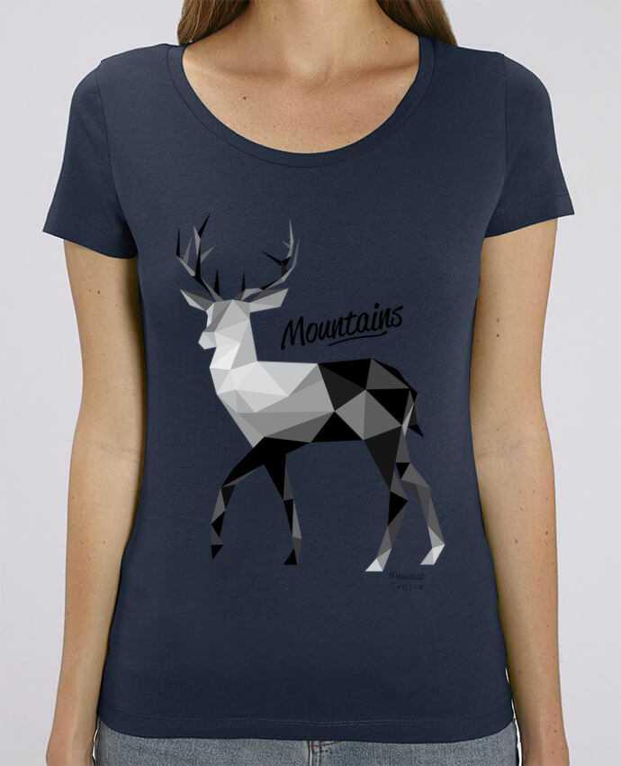T-shirt Femme Mountains par Mauvaise Graine