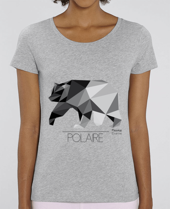 Essential women\'s t-shirt Stella Jazzer Ours polaire origami by Mauvaise Graine