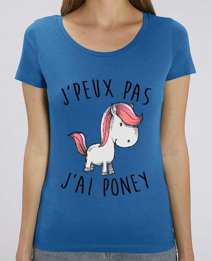 Camiseta Essential pora ella Stella Jazzer Je peux pas j'ai poney por FRENCHUP-MAYO