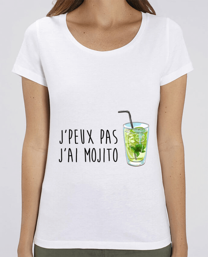 Camiseta Essential pora ella Stella Jazzer Je peux pas j'ai mojito por FRENCHUP-MAYO