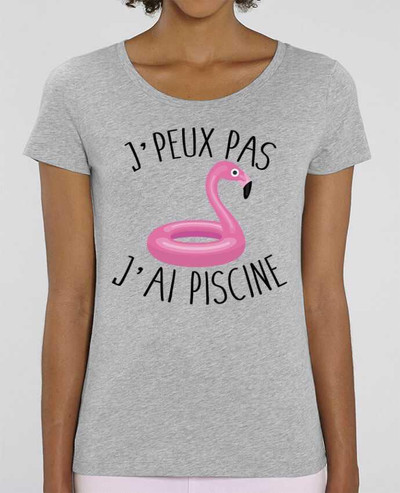 T-shirt Femme Je peux pas j'ai piscine par FRENCHUP-MAYO