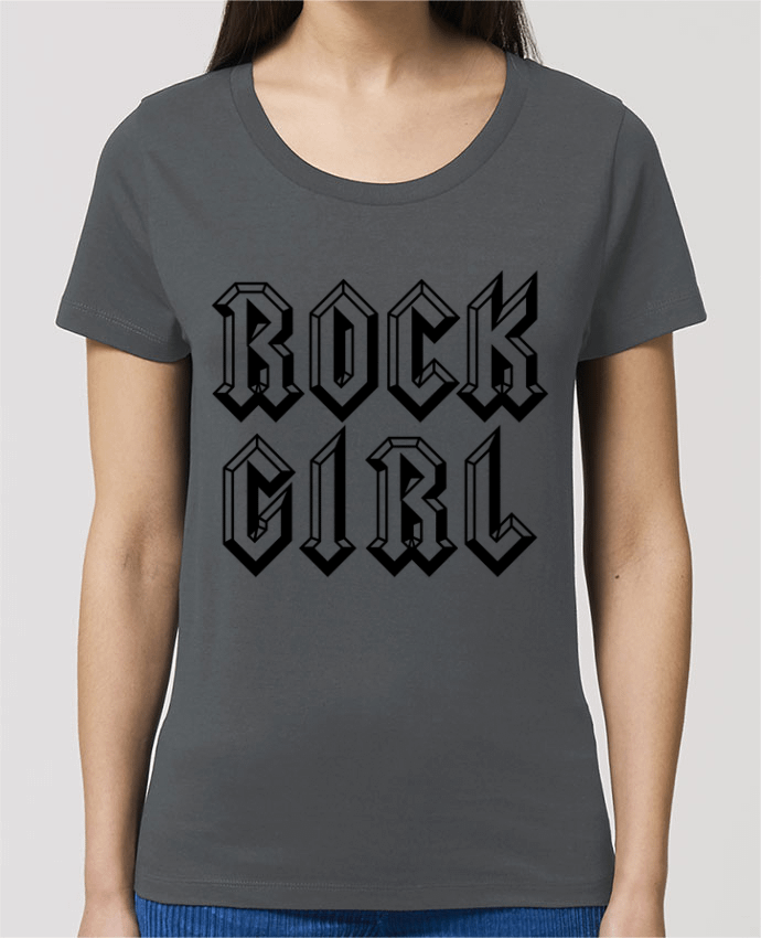 Essential women\'s t-shirt Stella Jazzer Rock Girl by Freeyourshirt.com