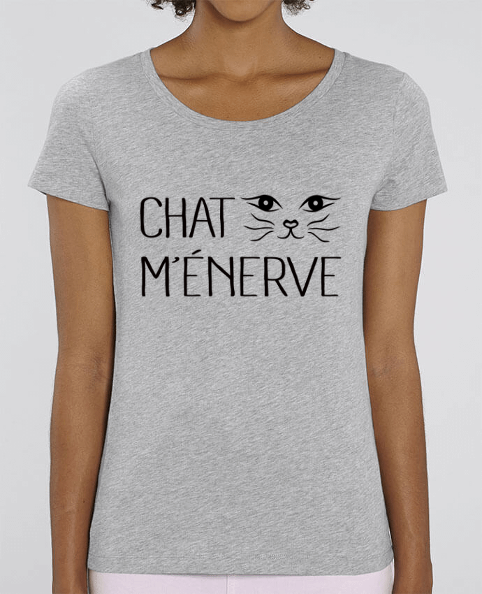 T-shirt Femme Chat m'énerve par Freeyourshirt.com