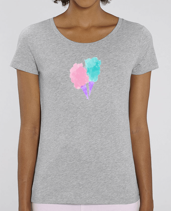 T-shirt Femme Watercolor Cotton Candy par PinkGlitter