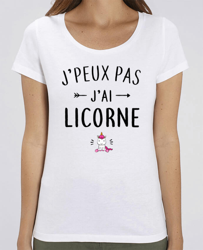 Essential women\'s t-shirt Stella Jazzer J'peux pas j'ai licorne by La boutique de Laura