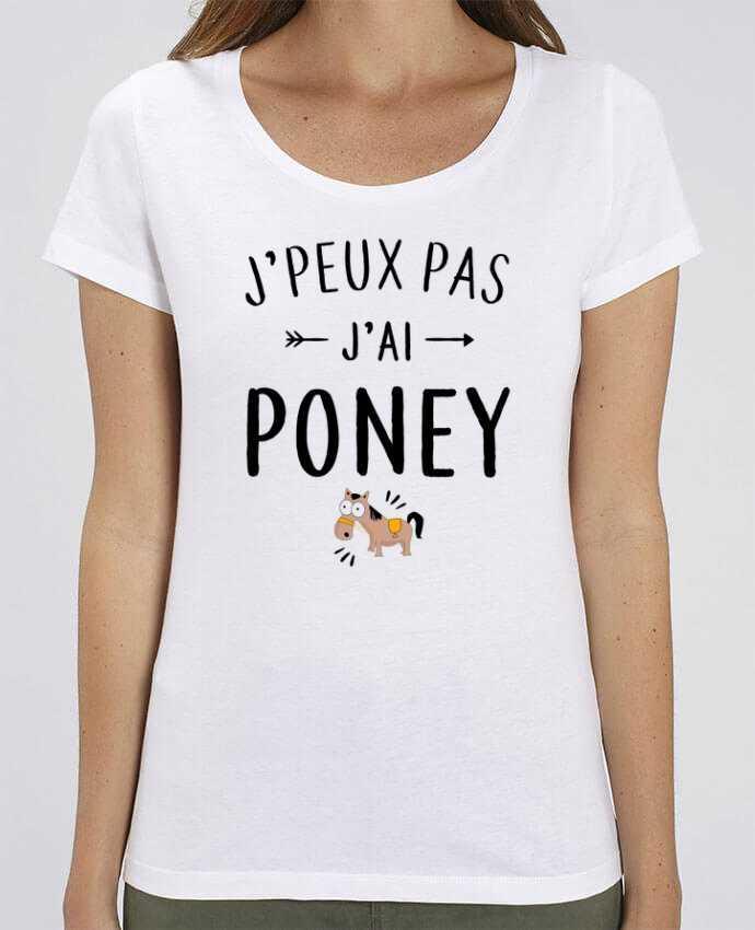 Essential women\'s t-shirt Stella Jazzer J'peux pas j'ai poney by La boutique de Laura