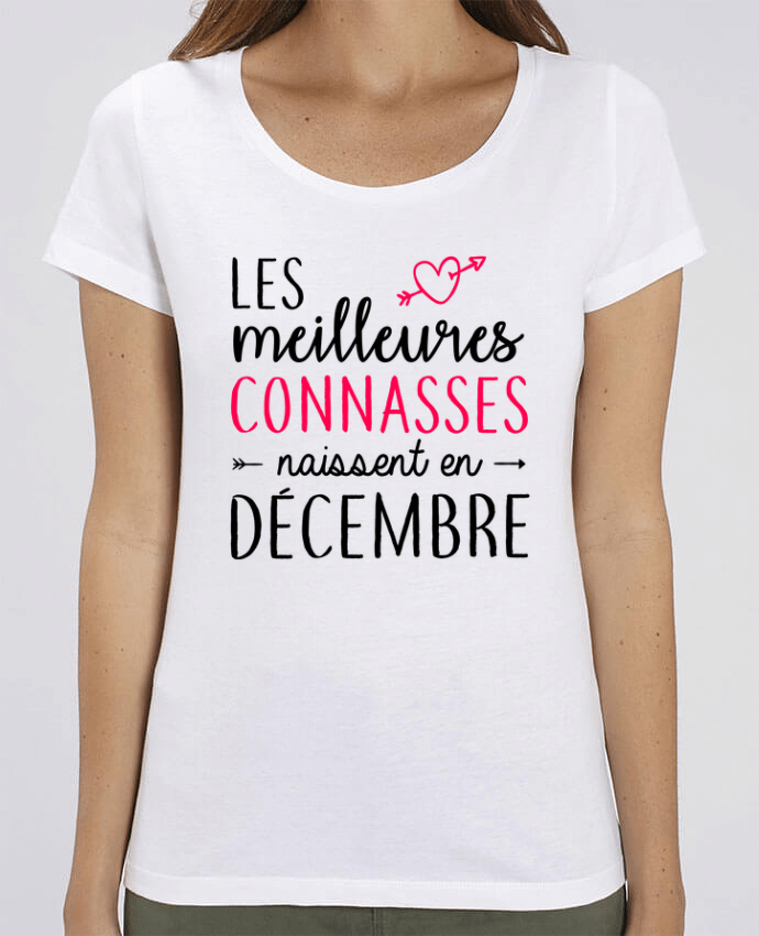 Camiseta Essential pora ella Stella Jazzer Les meilleures connasses naissent Décembre por La boutique de Laura