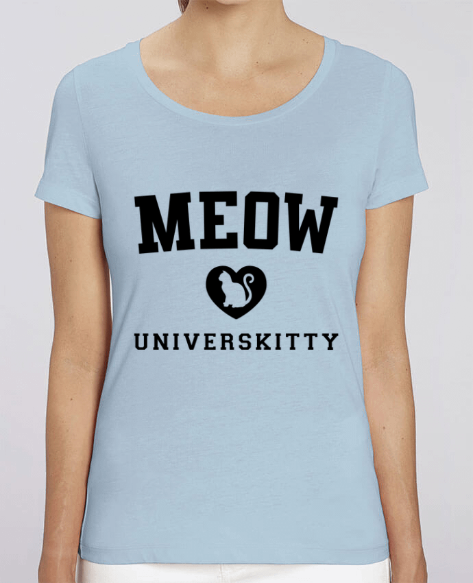 Essential women\'s t-shirt Stella Jazzer Meow Universkitty by Freeyourshirt.com