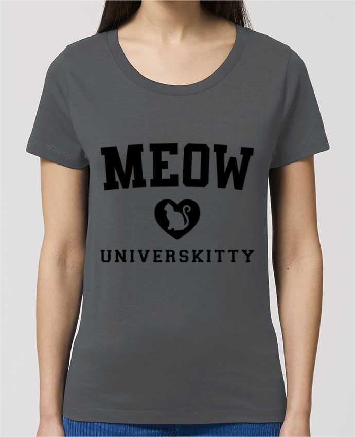 Essential women\'s t-shirt Stella Jazzer Meow Universkitty by Freeyourshirt.com