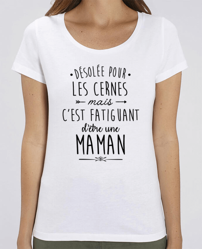 T-shirt Femme C'est fatiguant d'être une maman par La boutique de Laura
