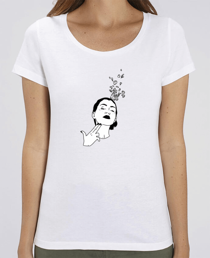 T-shirt Femme Flower suicide par tattooanshort