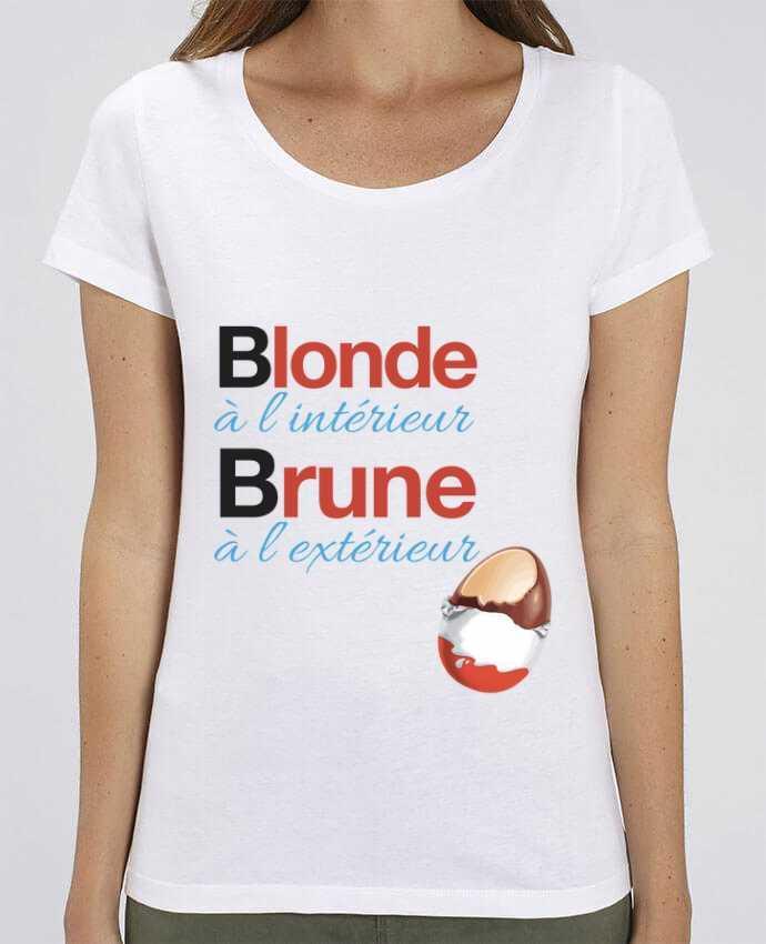 T-Shirt Essentiel - Stella Jazzer Blonde à l'intérieur / Brune à l'extérieur by Monidentitevisuelle