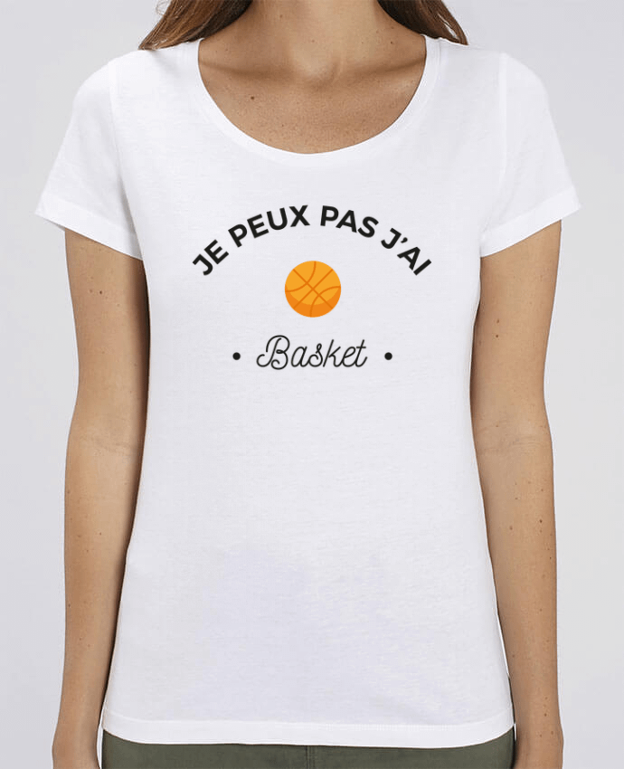 Camiseta Essential pora ella Stella Jazzer Je peux pas j'ai basket por Ruuud