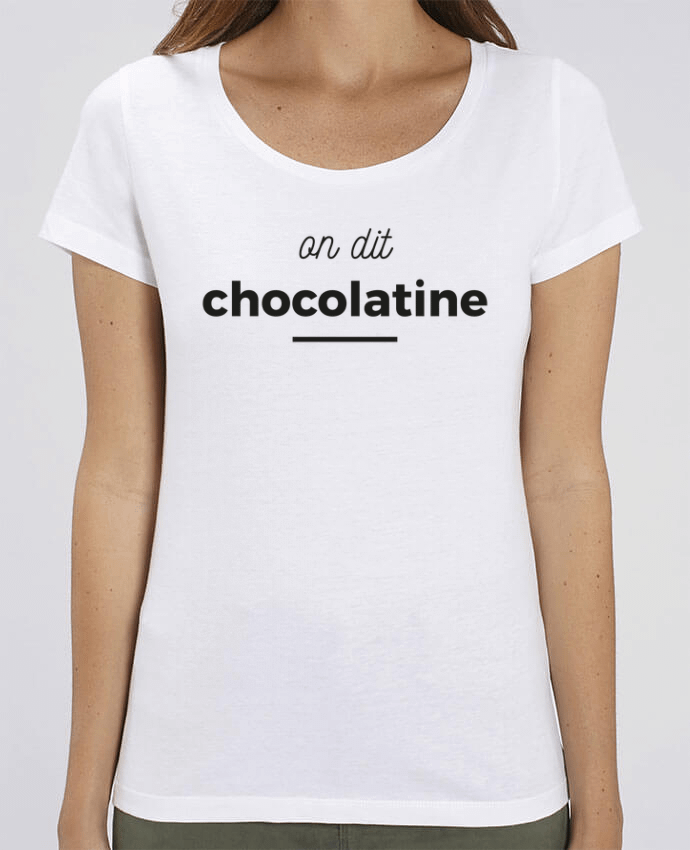 Essential women\'s t-shirt Stella Jazzer On dit chocolatine by Ruuud