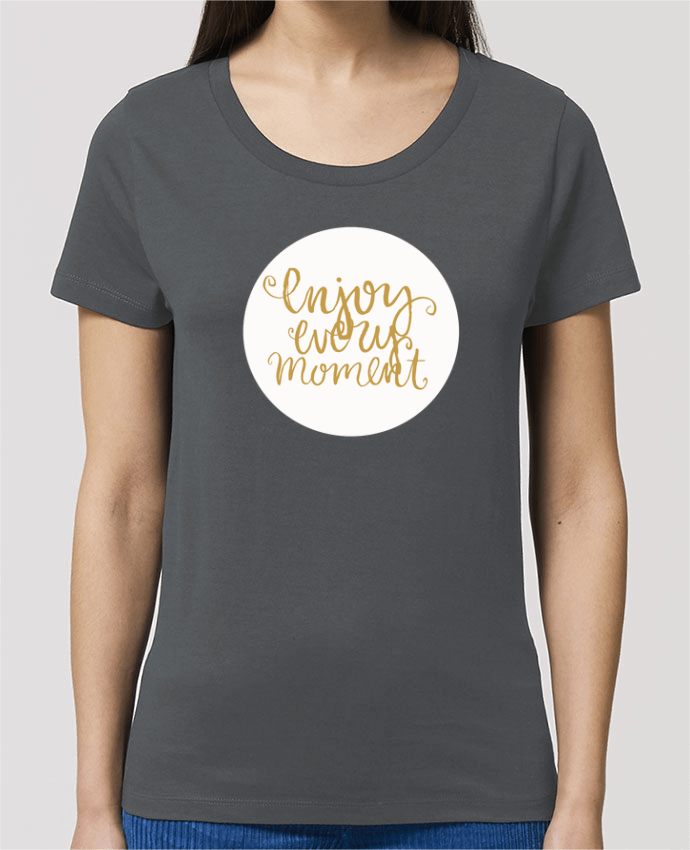 Camiseta Essential pora ella Stella Jazzer Enjoy every moment por Les Caprices de Filles