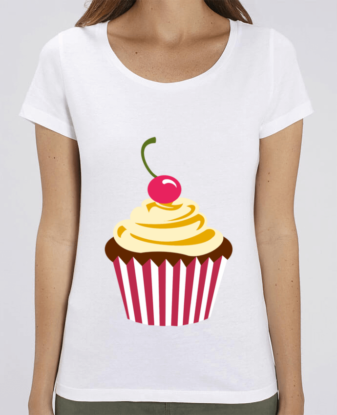 T-Shirt Essentiel - Stella Jazzer Cupcake by Crazy-Patisserie.com