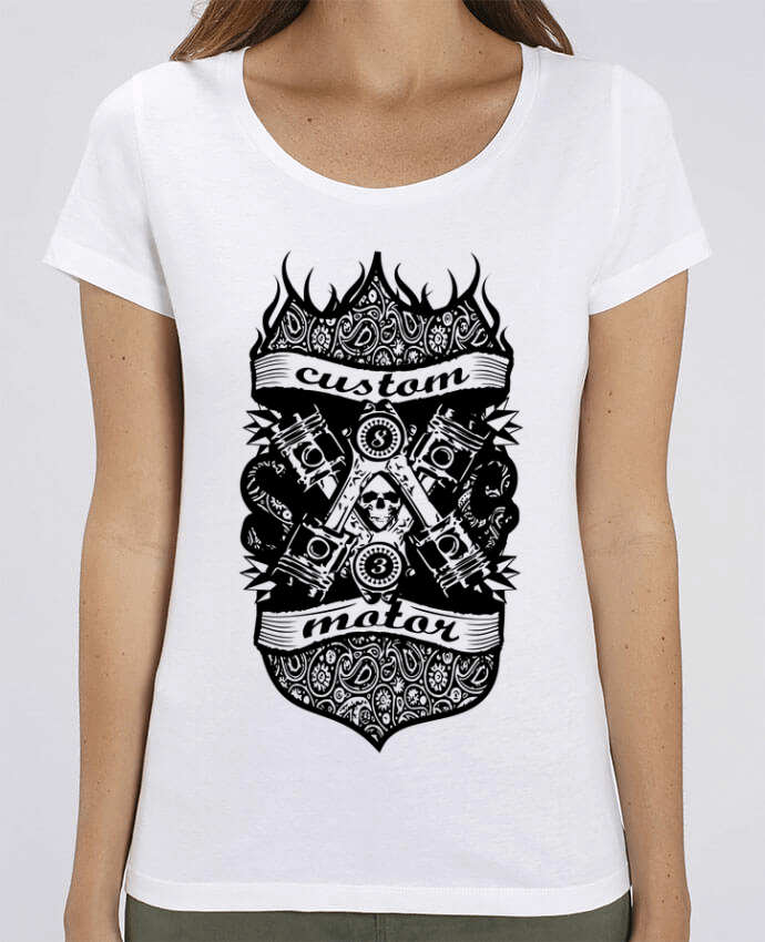 T-shirt Femme CUSTOM MOTOR par SG LXXXIII