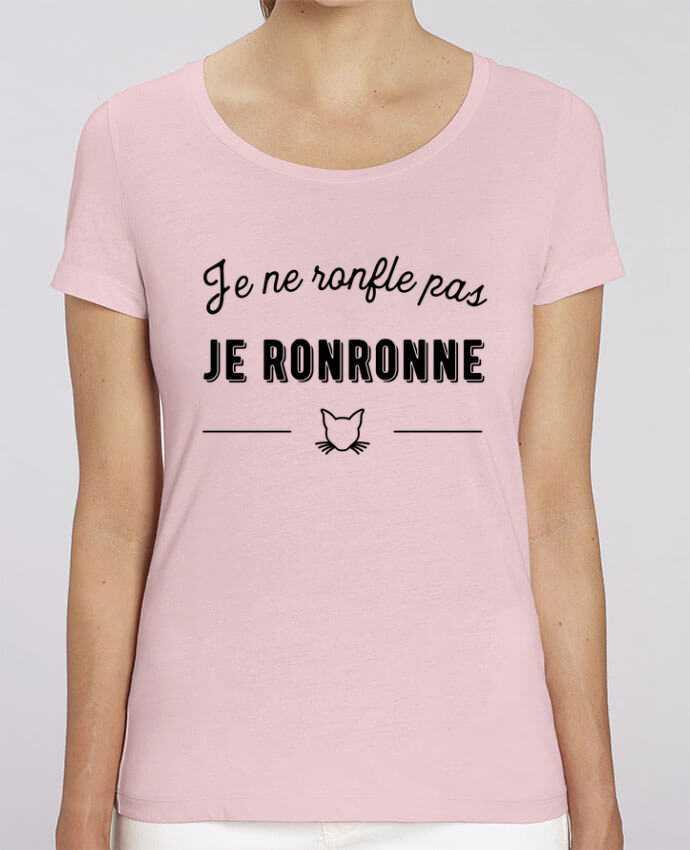 T-shirt Femme je ronronne t-shirt humour par Original t-shirt