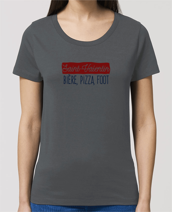 Essential women\'s t-shirt Stella Jazzer Saint Valentin | Bière Pizza Foot | n°1 by AkenGraphics