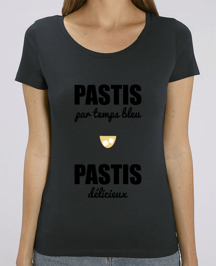 T-shirt Femme Pastis par temps bleu pastis délicieux par Benichan