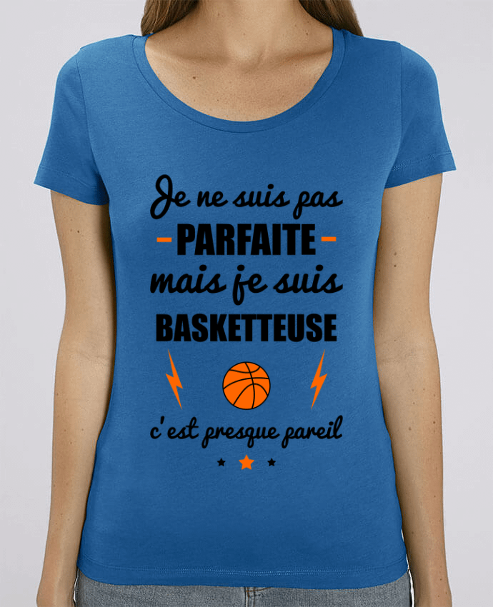 Essential women\'s t-shirt Stella Jazzer Je ne suis pas byfaite mais je suis basketteuse c'est presque byeil by Benichan