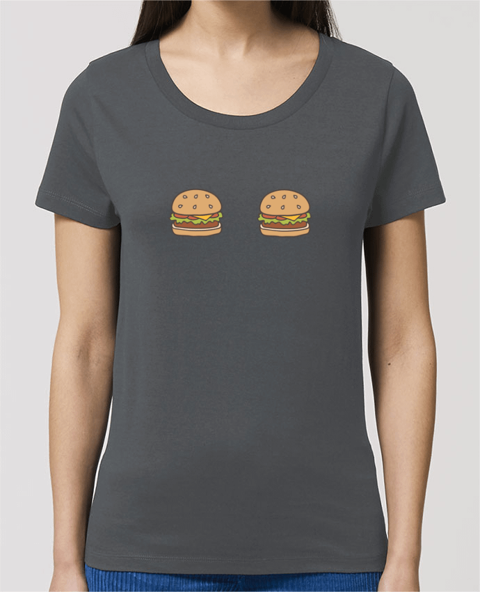 Essential women\'s t-shirt Stella Jazzer Hamburger by Bichette