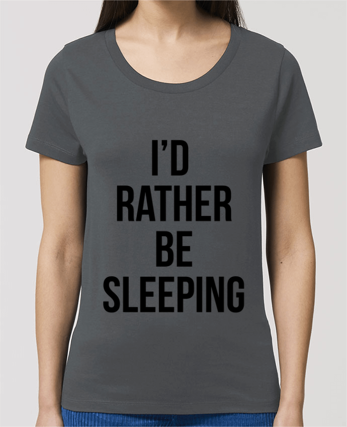 T-shirt Femme I'd rather be sleeping par Bichette