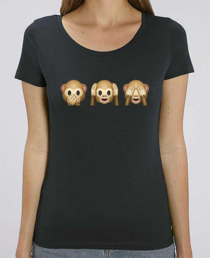 T-shirt Femme Three monkeys par Bichette