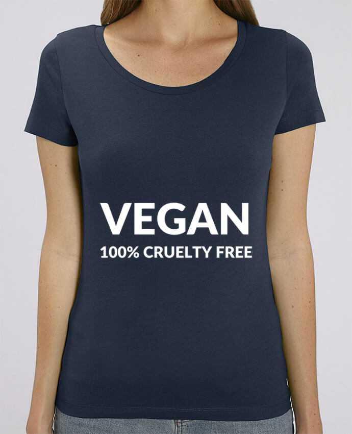 Essential women\'s t-shirt Stella Jazzer Vegan 100% cruelty free by Bichette