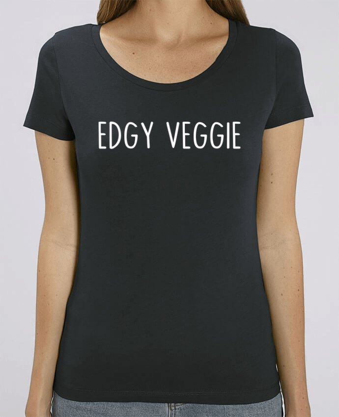 T-shirt Femme Edgy veggie par Bichette