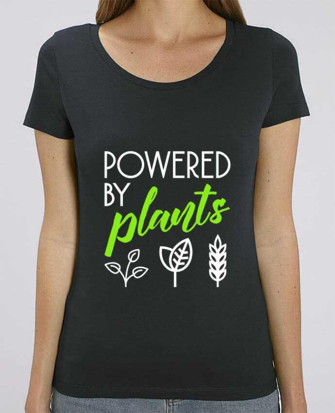 Essential women\'s t-shirt Stella Jazzer Powered by plants by Bichette