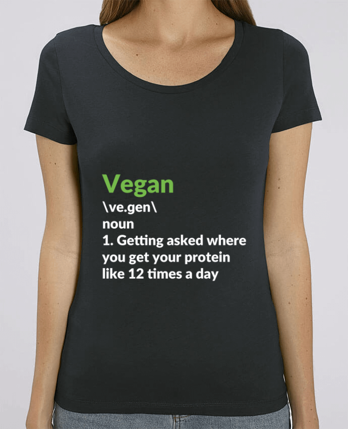 Essential women\'s t-shirt Stella Jazzer Vegan definition by Bichette