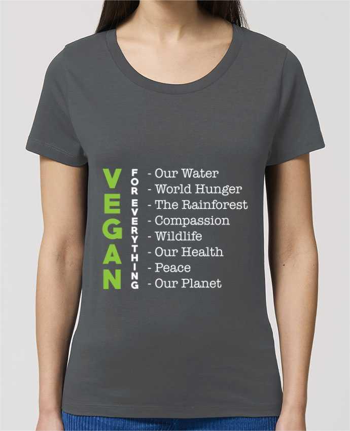 Camiseta Essential pora ella Stella Jazzer Vegan for everything por Bichette
